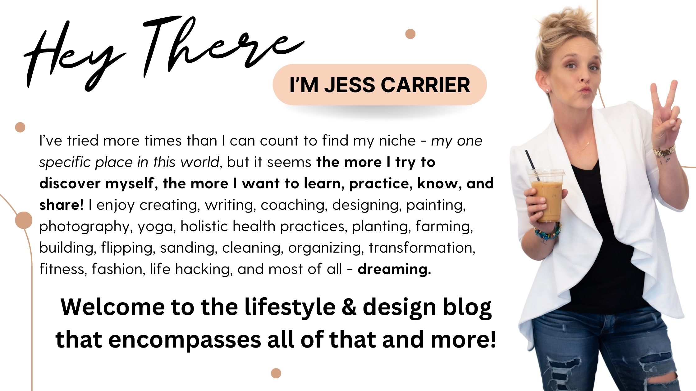 jess carrier lifestyle blogger health coach and author